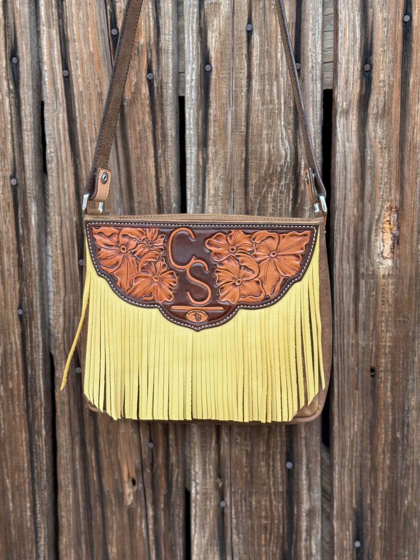 Custom Open Top Fringe Purse