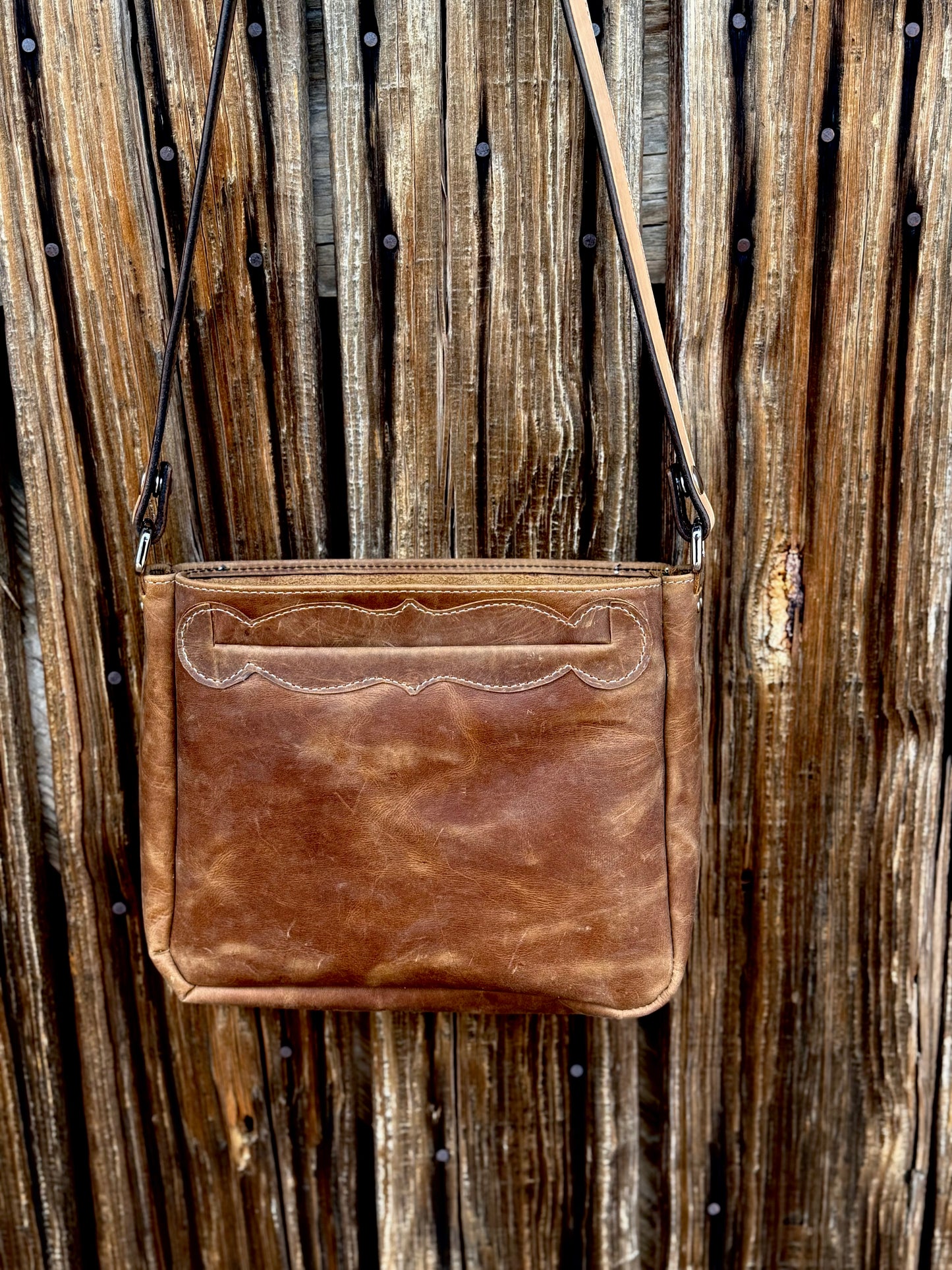 Open Top Fringe Purse