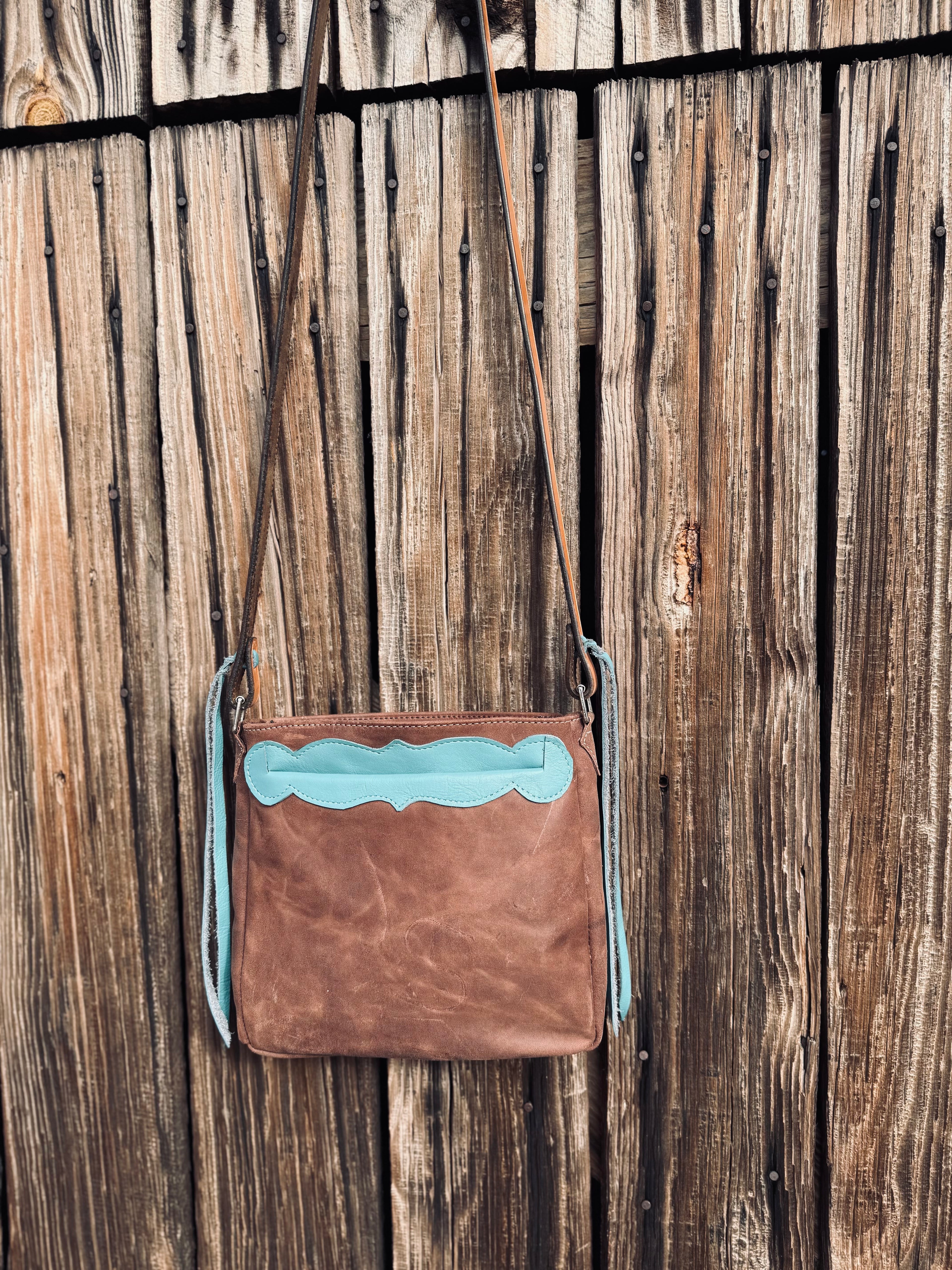 Open Top Fringe Purse