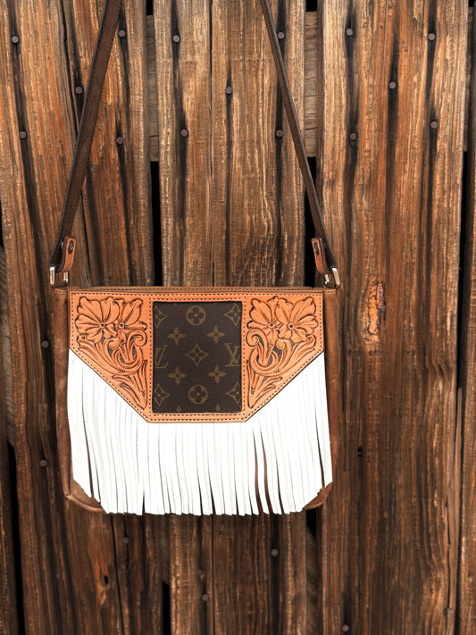 Open Top Fringe Purse